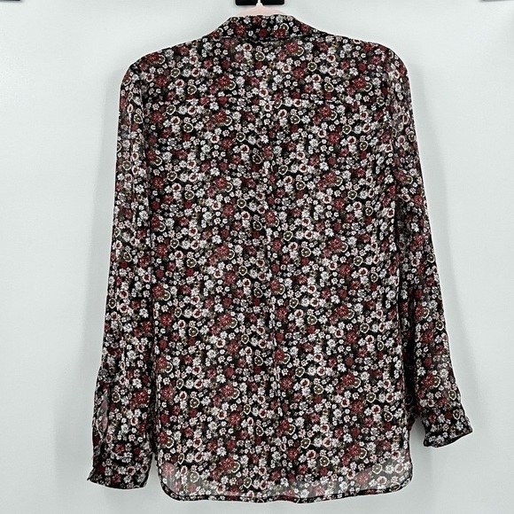 KUT from the Kloth Women’s Floral Button Down Blouse Size Small - Picture 2 of 9